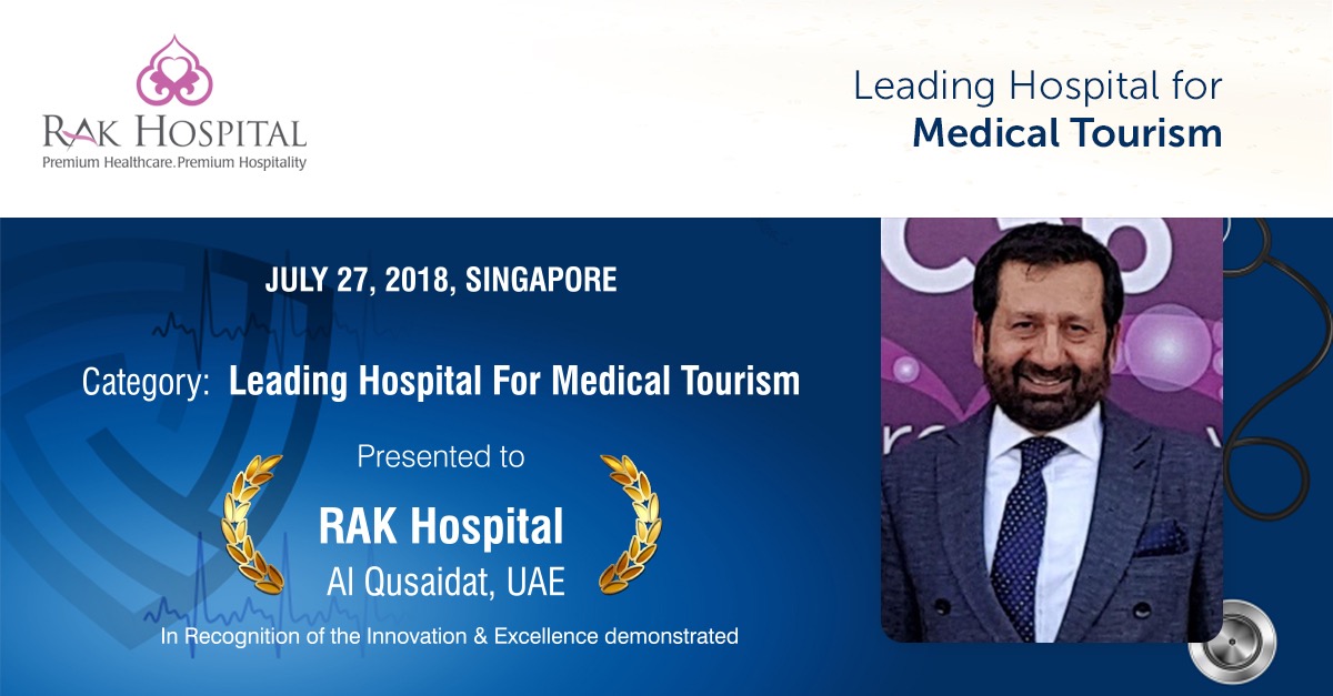 RAK Hospital receives coveted healthcare leadership award
